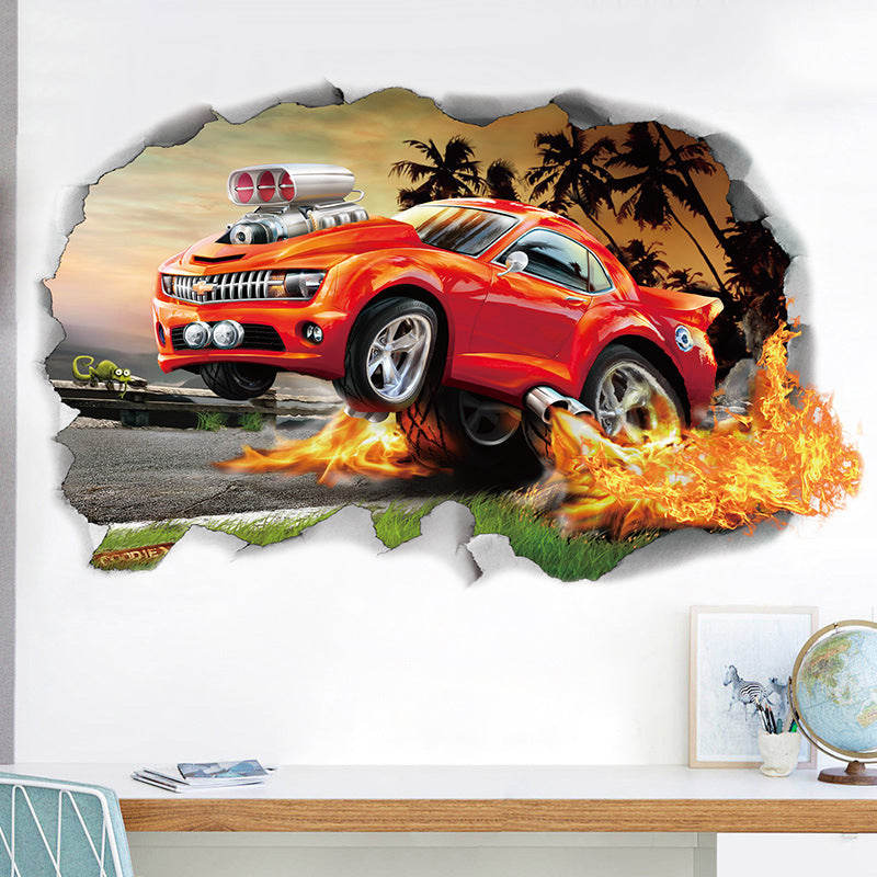Miico 3D Creative PVC Wall Stickers Home Decor Mural Art Removable Car Decor Sticker