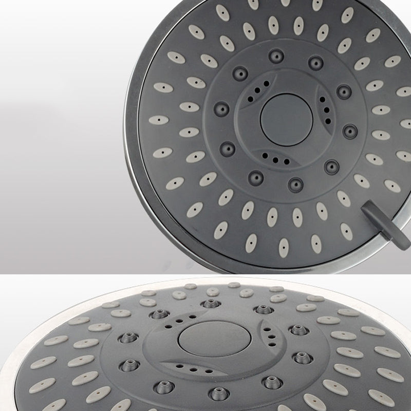 Shower Head High Pressure 4 Inch 5-setting Adjustable Shower Head Top Spray Function Multifunction Water-saving Top Shower Head