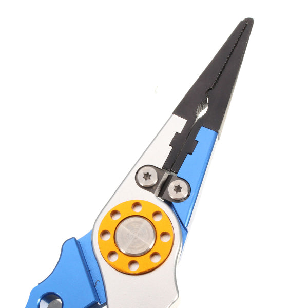 Aluminum 7.9 Inch Fish Plier Tackle Tool Hook Remover Fishing Pliers Line Tool