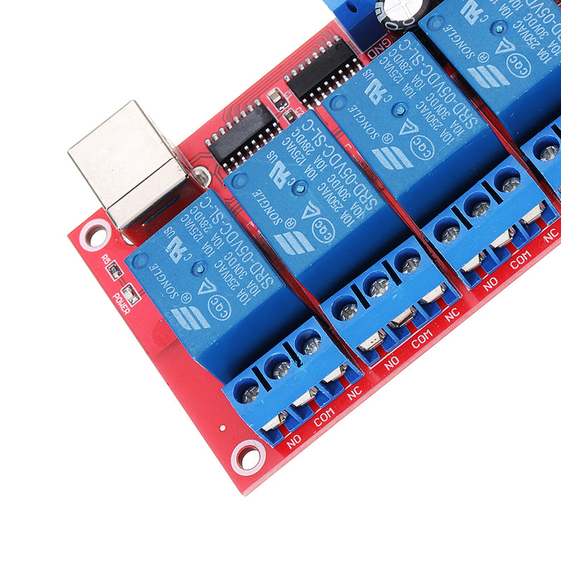 4 Channel 5V HID Driverless USB Relay USB Control Switch Computer Control Switch PC Intelligent Control Relay Module