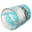 Glass Candle Holder Votive Moroccan Tea Light Table Lamp Candleholder