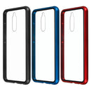 Bakeey Magnetic Adsorption Metal Tempered Glass Flip Protective Case for Xiaomi Redmi 8A
