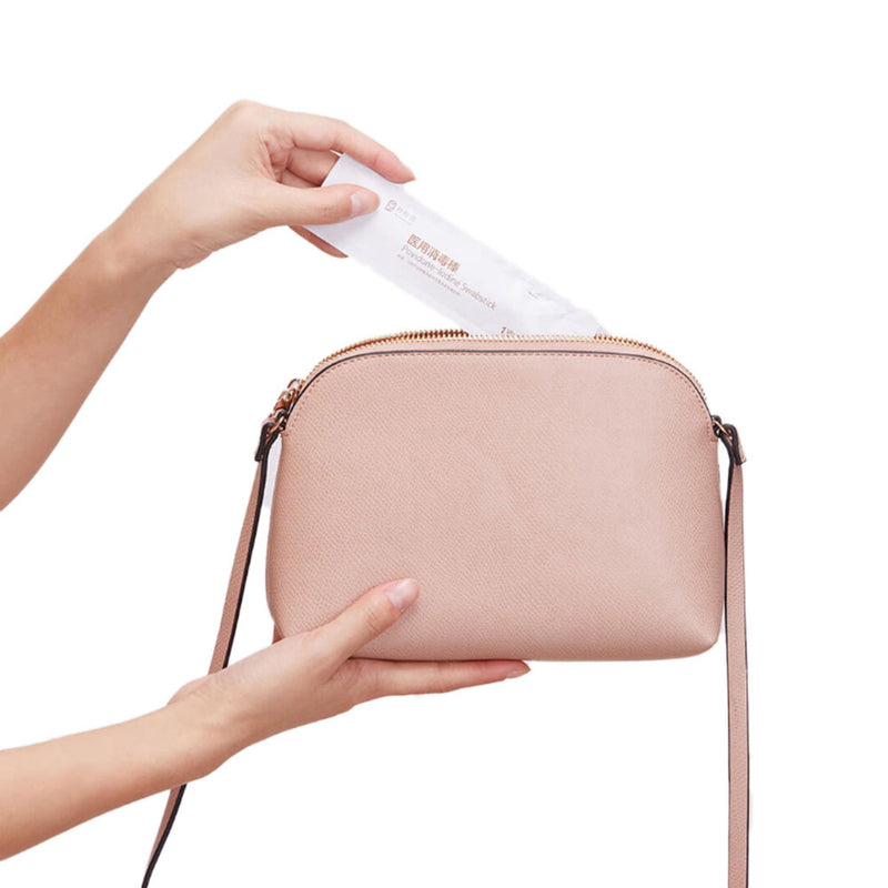 MiaoMiaoCe 25PCS / Set Povidone-Iodine Swabstick Medical Disinfection Cotton Swab Emergency Cotton Stick