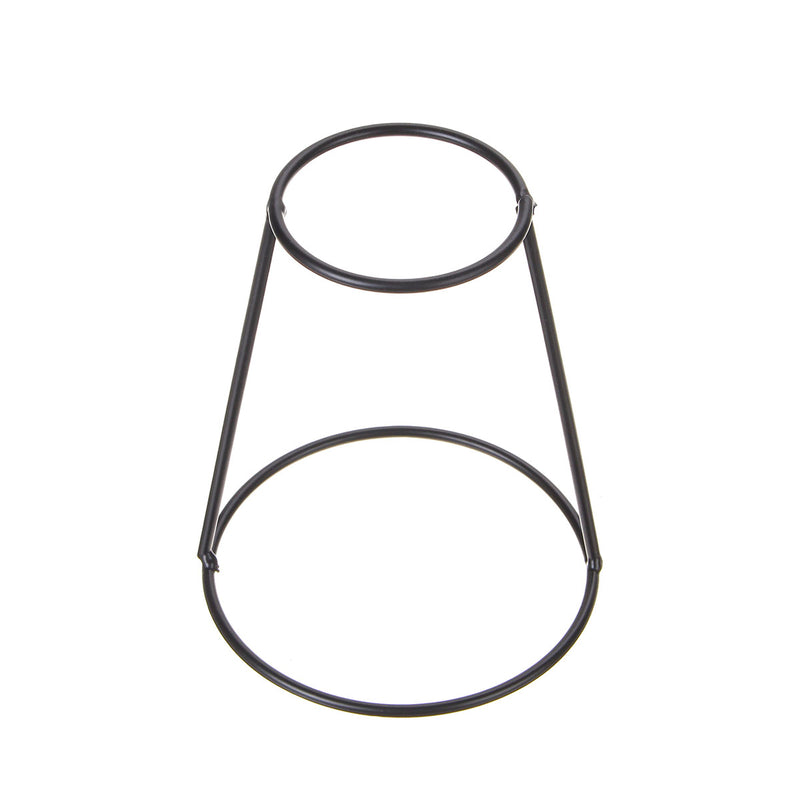 Creative Metal Wire Vase Black Flower Rack Abstract Geometric Frame Home Decor