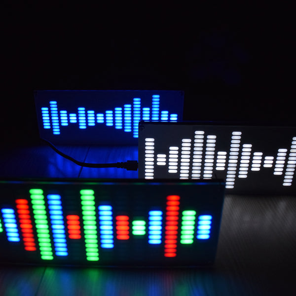 DIY Big Size Touch Control 225 Segment LED Digital Equalizer Music Spectrum Sound Waves Kit