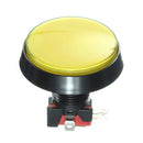 5Pcs Yellow LED Light 60mm Arcade Video Game Player Push Button Switch