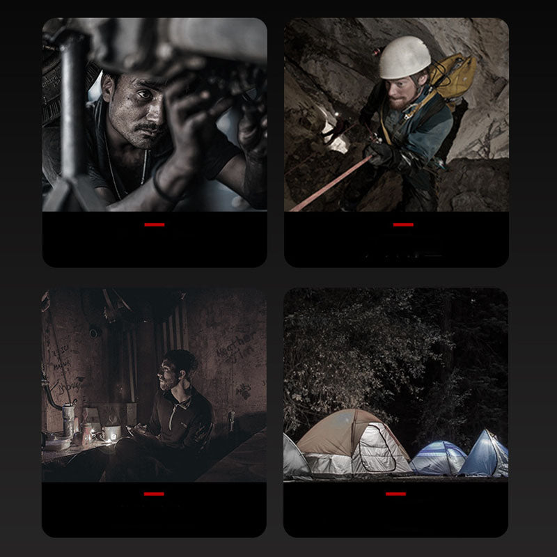 SUNREI V1000 COB+LED 180 Adjustable Magnetic Tail LED Work Light USB Rechargeable Flashlight Multi-function EDC Flashlight