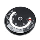 4 Blades Heat Powered Stove Fireplace Fan W/ Thermometer for Wood Log Burning Burner Stove