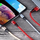 Bakeey 2.1A Micro USB Nylon Weave Fast Charging Data Cable For Redmi Xiaomi HUAWEI