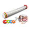 1pc Stainless Steel Rolling Pin 4 Adjustable Discs Non-Stick Removable Rings Dough Dumplings Noodles