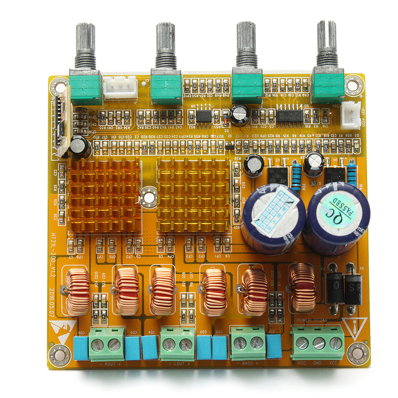 bluetooth 4.0 Digital 2.1 Class D HIFI Power Amplifier Board 3CH Super Bass Amplifier