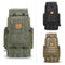 80L Large Capacity Outdoor Military Hiking Canvas Backpack Rucksack Travel Bags