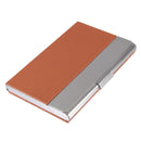 Leather Business Credit ID Name Card Holder Plaid Pattern Metal Frame Case Card Box For Office Supplies