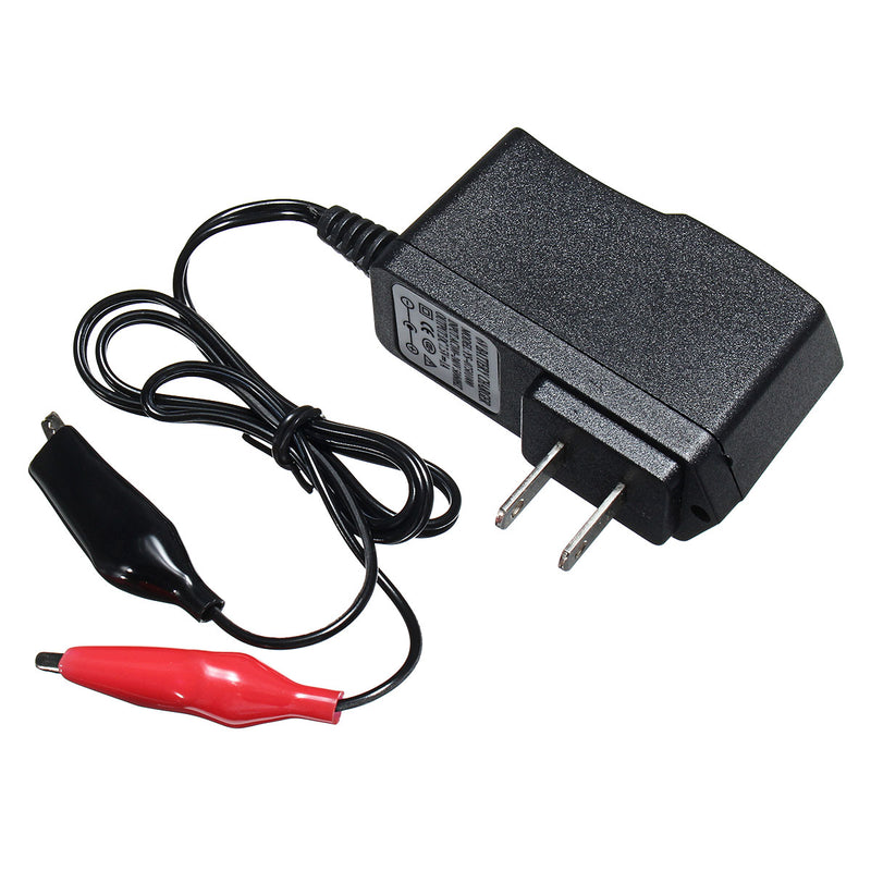 6V 1A 7Ah Sealed Lead Acid Rechargeable Car Battery Charger Adapter Output 7.5V