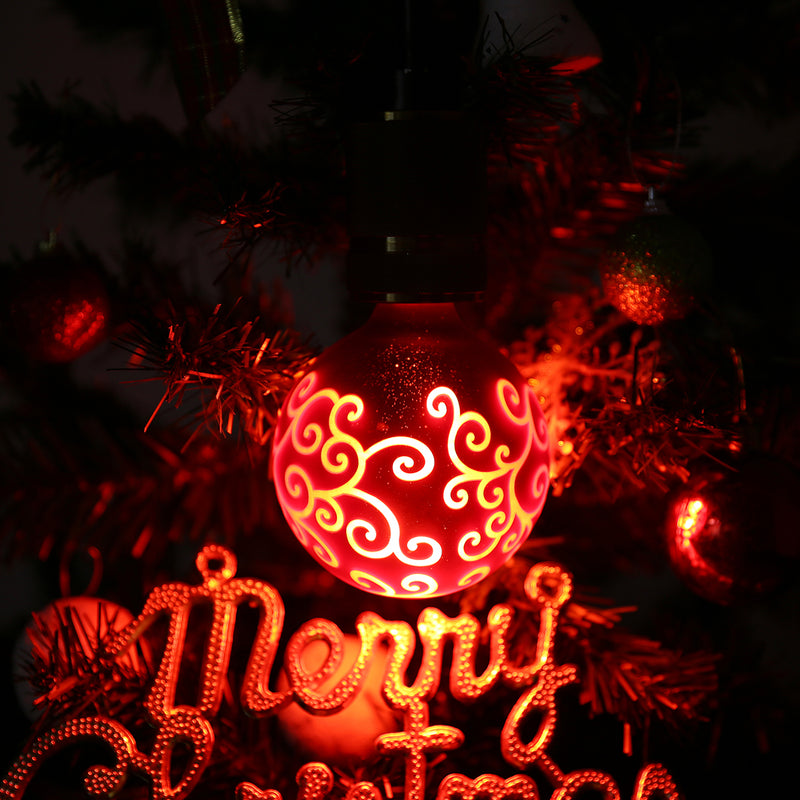 Kingso E27 G95 LED Light Bulb Christmas Edison Decorative Lamp for Holiday Home Indoor Use AC85-265V