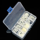 Suleve M2NH2 M2 Nylon Screw White Hex Screw Nut Nylon PCB Standoff Assortment Kit 140Pcs
