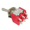 10pcs Red Toggle Switch DPDT On-Off-On 6 PINs 3 Position 5A 120Vac /2A 250Vac