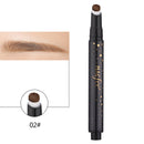 XLOONG Coffee Brown Press Cushion Eyebrow Pen Tattoo Eye Brows Tint Gel Eyebrows Enhancer Makeup