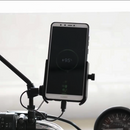 3500MA 5V 1.5A 360 Rotation Mobile Phone Holder With USB Power Bank Charing GPS Navigation Bracket Mirror Installation For Motorcycle Bike Cycling