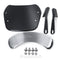 5-7 inch Headlight Universal Motorcycle Windshield Flexible Extension Spoiler Windscreen Sun Visor