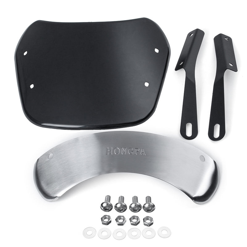 5-7 inch Headlight Universal Motorcycle Windshield Flexible Extension Spoiler Windscreen Sun Visor