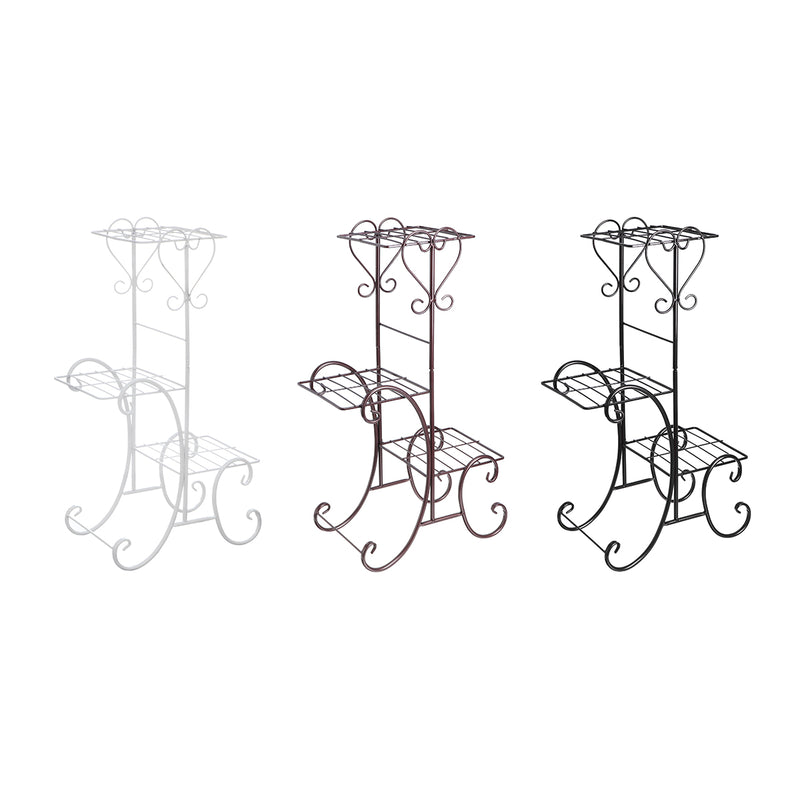 3 Tier Garden Planter Stand Flower Pot Plant Display Shelf Balcony Home Decorations