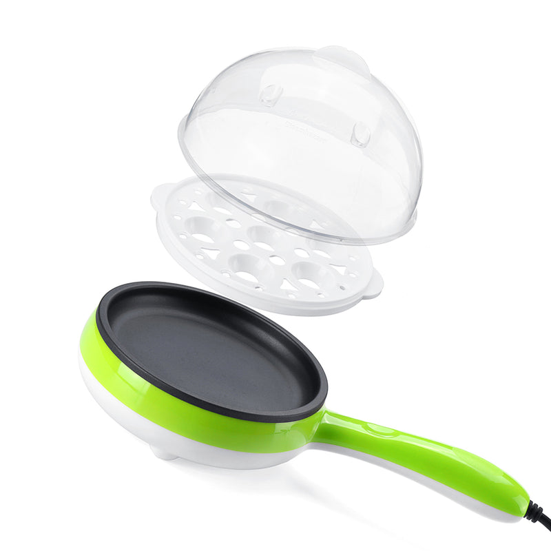 Stainless Steel Mini Egg Boiler Electric Pot Pan Cooker Stew Cooking Frying Pan