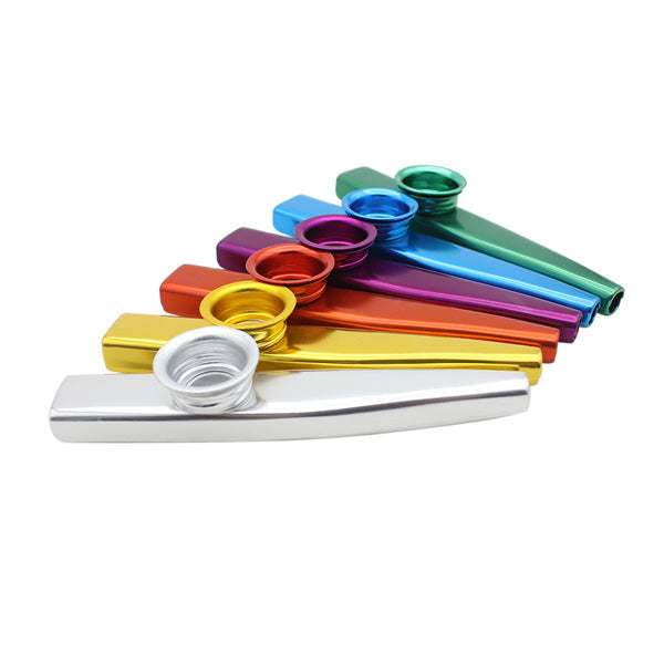 Orff Alloy Metal Kazoo Flute Diaphragm Mouth Flute Harmonica