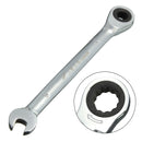 DANIU Flexible Pivoting Head Ratchet Combination Spanner Wrench Garage Metric Tool 6 Size