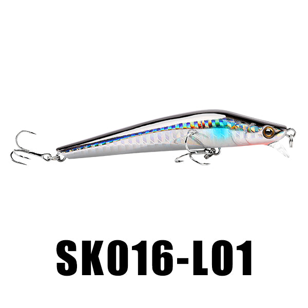 SeaKnight SK016 1PC 10g 95mm 0-0.4m Depth Minnow Fishing Lure Floating Wobblers Hard Bait