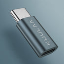 KUULAA Micro USB Female to Type-C Male Charger Cable Adapter Converter for Macbook Pro Samsung Galaxy S10 S9 Huawei Xiaomi Redmi