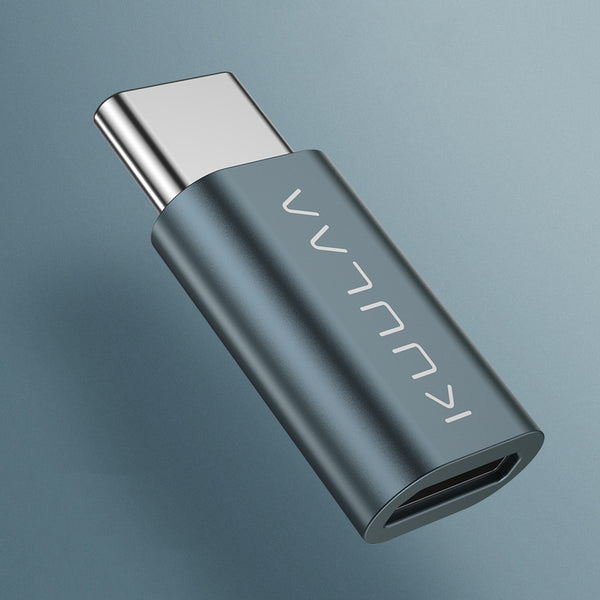 KUULAA Micro USB Female to Type-C Male Charger Cable Adapter Converter for Macbook Pro Samsung Galaxy S10 S9 Huawei Xiaomi Redmi
