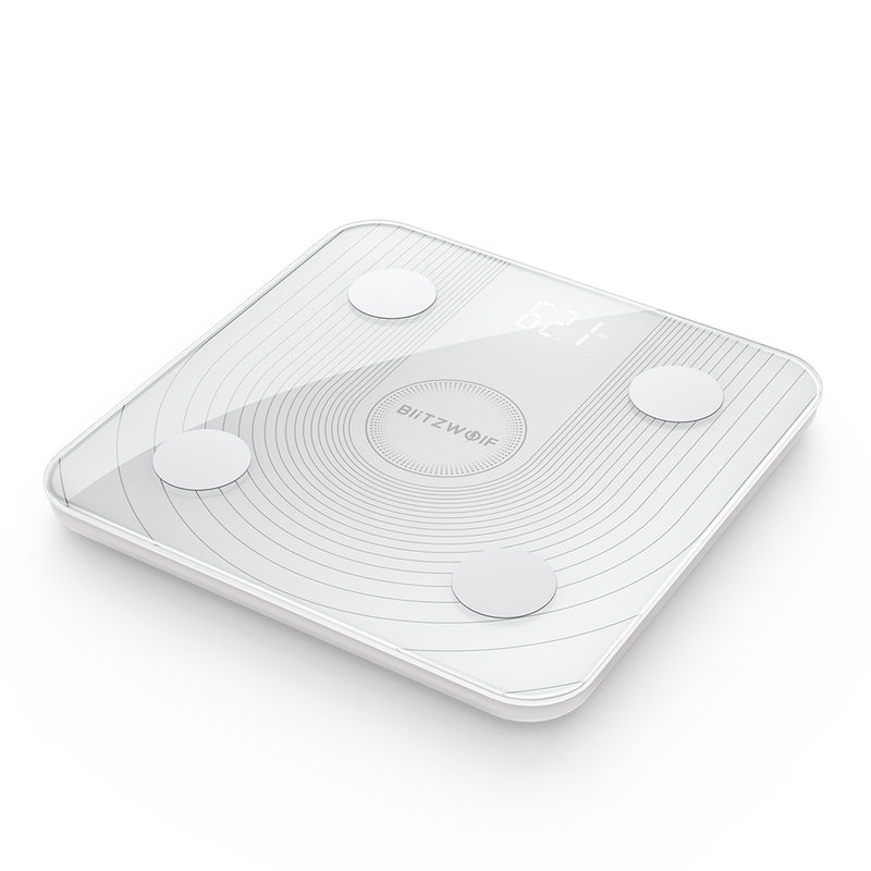 BlitzWolf BW-SC1 WiFi Smart Body Fat Scale APP Control BMI Data Analysis with 13 Body Metrics Digital Weight Scale