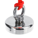 D32mm 50KG Neodymium Recovery Magnet Metal Treasure Magnet Sea Fishing Hunting Salvage Tool