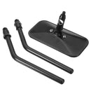 Motorcycle Classic Retro Square Rear View Mirrors For Harley Thruxton Bonneville