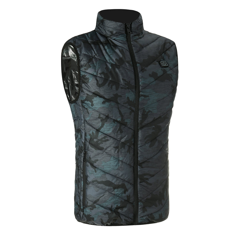 Electric Heated USB Jacket Waistcoat Cloth Thermal Warm Pad Warmer Winter Washable