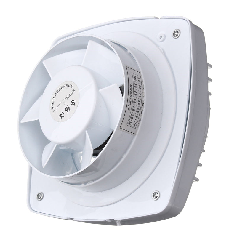 4 Inch 12W Mini Exhaust Fan Entilation Blower Hand Pull for Window Wall Kitchen Bathroom Toilet