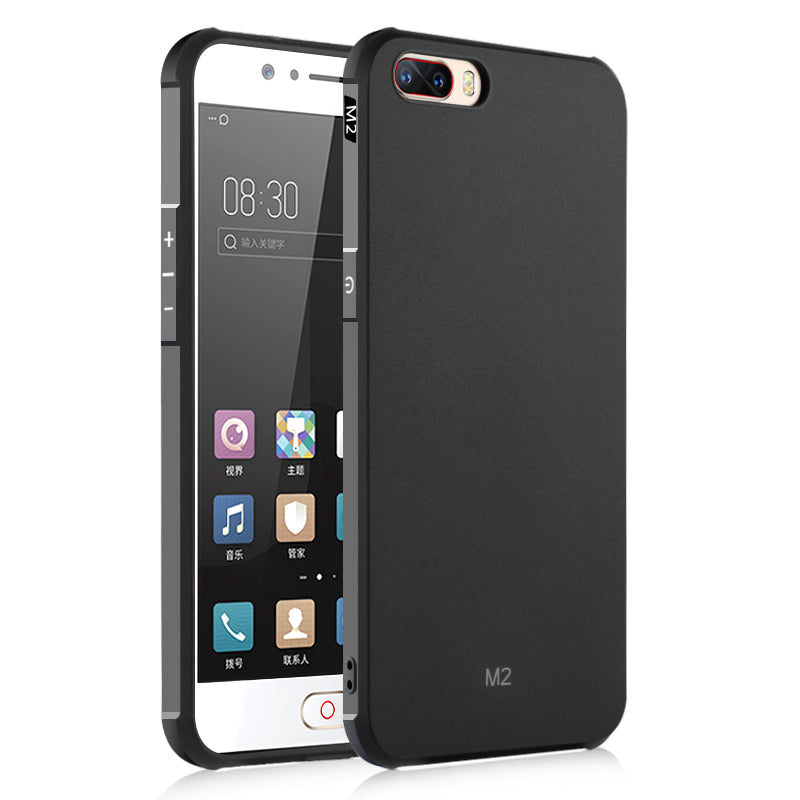 Bakeey Shockproof Soft Silicone Case+Tempered Glass Screen Protector for Nubia M2 Global Rom