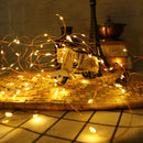 Solar Powered 8 Modes 100 LED Christmas Tree Fairy String Wedding Home Party Light Copper Wire DC2V
