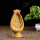 Ceramic Mountain Waterfall Smoke Backflow Incense Burner Holder Home Decorations
