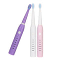 Oral Care Electric Sonic Toothbrush 5 Modes Vibration Rechargeable Waterproof Teeth Cleaning Tooth Brush with 4 Brush Heads
