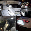 8Pcs 1156 T10 Festoon LED Car Interior Dome Map Lights License Plate Bulb Lamp Kit White
