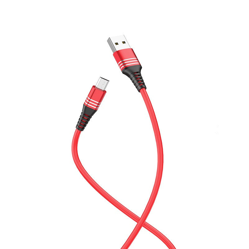 Hoco U46 Micro USB Silicone TPE 1m Data Sync Charging Cable Wire Cord for Samsung Xiaomi