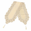 Rectangle Flower Table Runner Tablecloth With Tassel Wedding Party Festival Decor Mat