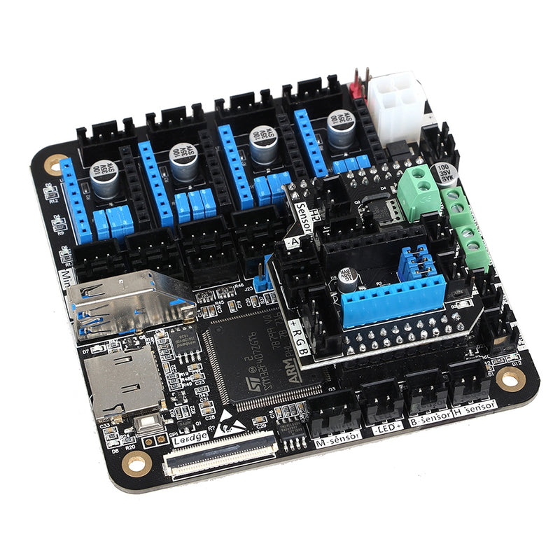 Lerdge Dual Extruder Module 2 in 1 Out/2 in2 Out Module With DRV8825 For 3D Printer LERDGE-S Board