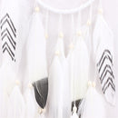 Dreamer White Retro Handmade Indian Dream Catcher Tribal Wall Hanging Decor Ornaments