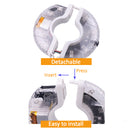 7 Color USB LED RGB Wheel Hub Light Rechargeable Waterproof Bicycle Safety Lights Bike