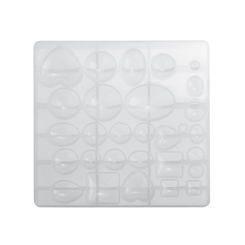 75pcs Casting Molds Jewelry Making Silicone Molds Pendant Trays Tools Kit