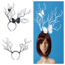Giant Luxury Christmas Adult Elk Reindeer Antlers Headband Props Decoration