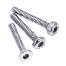 Suleve M2SSH1 600Pcs M2 304 Stainless Steel Hex Socket CapButtonFlat Head Screw Washer Nut Kit